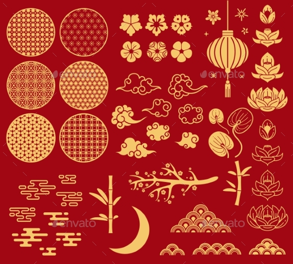 Chinese New Year Elements