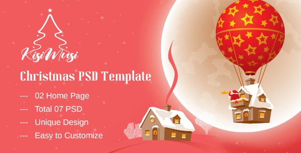 Kisimusi - Christmas PSD Template