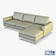 U116 sofa - 3DOcean Item for Sale