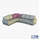 Sofia sofa - 3DOcean Item for Sale