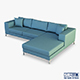 Solo sofa - 3DOcean Item for Sale