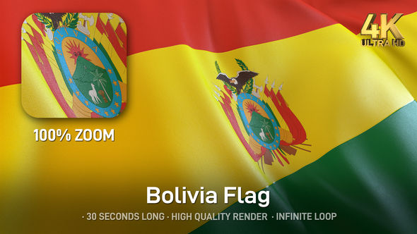Bolivia Flag - 4K