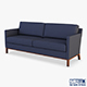 KM-Classic Low Sofa - 3DOcean Item for Sale
