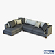 Oska sofa - 3DOcean Item for Sale