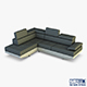 Pinati sofa - 3DOcean Item for Sale