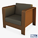 Qo2 chair by Erik Jorgensen armchair - 3DOcean Item for Sale