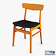 Danish modern dining chairs - 3DOcean Item for Sale