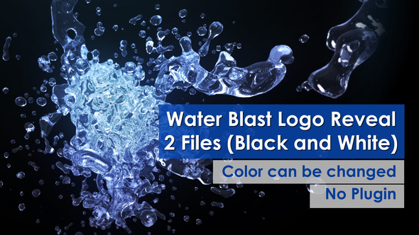 Water Blast Logo Reveal