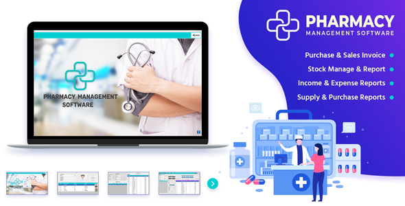 PharmaSale - Pharmacy Management Desktop Software with Full Source Code