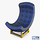 Luna Armchair - 3DOcean Item for Sale