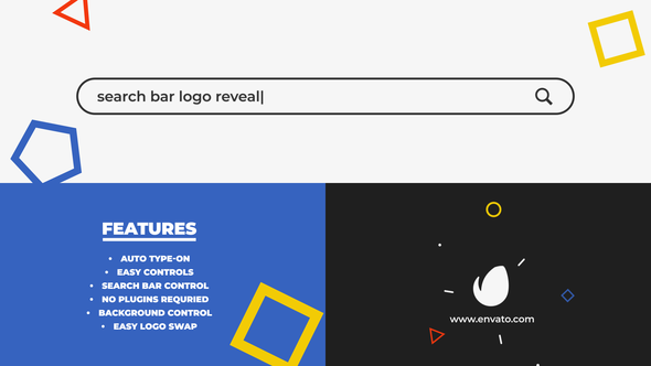 Search Bar Logo Reveal