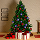 2020 Christmas tree night lightning in house - 3DOcean Item for Sale