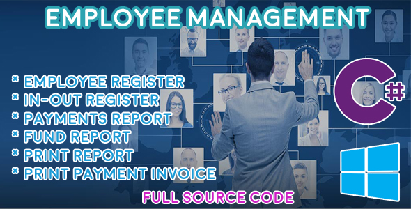 Employee Management - HRM - C# MySQL
