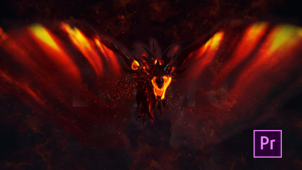 Fire Dragon Title - Premiere Pro