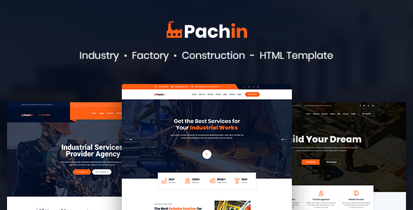 Pachin - Industry & Factory Business HTML Template