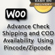 Woo Advance Check Shipping and COD Availability Using Pincode/Zipcode - CodeCanyon Item for Sale
