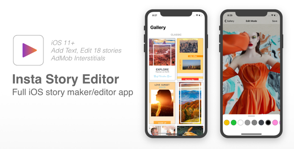 Insta Story Editor - Full iOS story maker for Instagram
