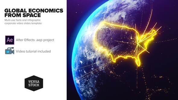 Global Economics From Space Infographics