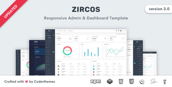Zircos - Bootstrap 4 Admin & Dashboard Template