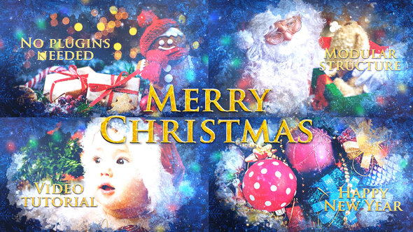 Merry Christmas Slideshow / Holiday Greetings / Winter Memories Album / New Year Titles alt