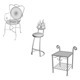 Wrought Iron Furniture Pack 01 - 3DOcean Item for Sale