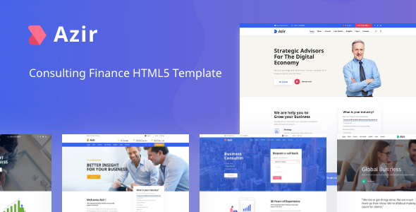 Azir | Consulting Finance HTML5 Template