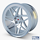 Vossen LC-109T 19 wheel silver - 3DOcean Item for Sale
