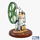 Benson Vertical Engine - 3DOcean Item for Sale