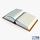 Open Book v 1 - 3DOcean Item for Sale