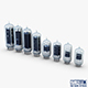 Vacuum Tubes Set - 3DOcean Item for Sale