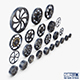Gears Set v 1 - 3DOcean Item for Sale