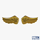 Eagle Wings Gold v 1 - 3DOcean Item for Sale