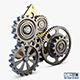 Gear Mechanism Low Poly v 5 - 3DOcean Item for Sale