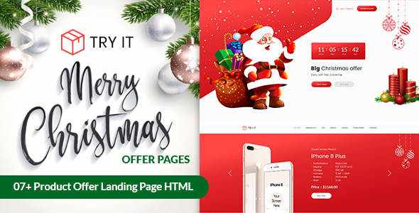 Christmas Html Website Templates From Themeforest