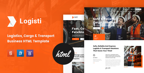 Logisti - Logistics & Transport HTML5 Template