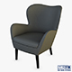 Arc armchair - 3DOcean Item for Sale