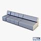 Atollo Sofa v 1 - 3DOcean Item for Sale