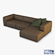 Vogue sofa - 3DOcean Item for Sale