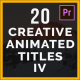 Creative Animated Titles - VideoHive Item for Sale
