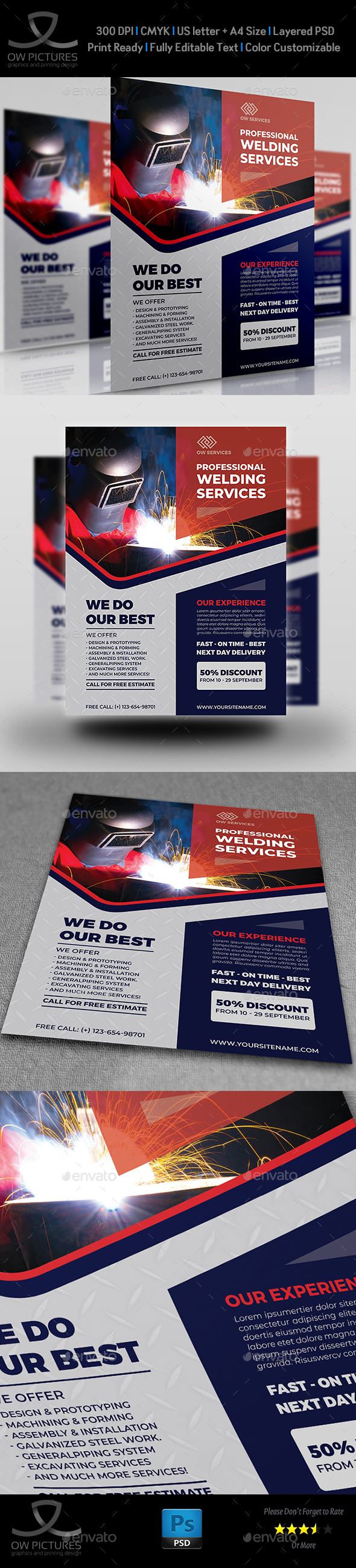 Welding Services Flyer Template