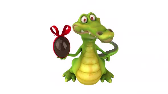 Fun crocodile - 3D animation