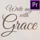 Grace - Animated Handwriting Typeface - VideoHive Item for Sale