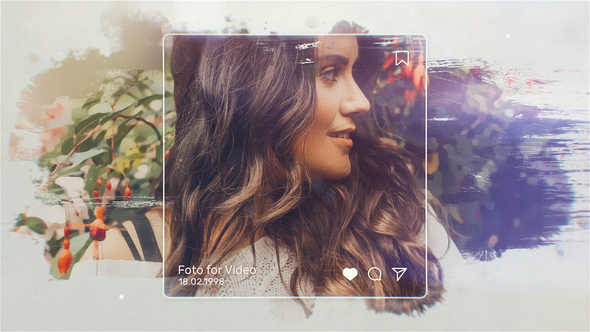 Instagram Memories Watercolor Slideshow alt