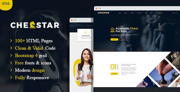 Chesstar - Chess Club and Personal Trainer HTML Template