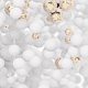 White And Golden Particles Background - VideoHive Item for Sale