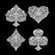 spades clubs hearts diamonds - 3DOcean Item for Sale