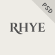 Rhye – Photography & Portfolio PSD Template - ThemeForest Item for Sale