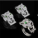 Cartier earrings ring - 3DOcean Item for Sale