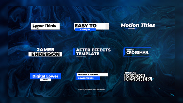 Glitch Lower Thirds alt