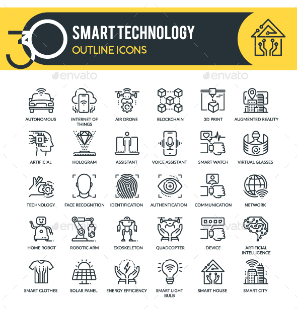 Technology Outline Icons